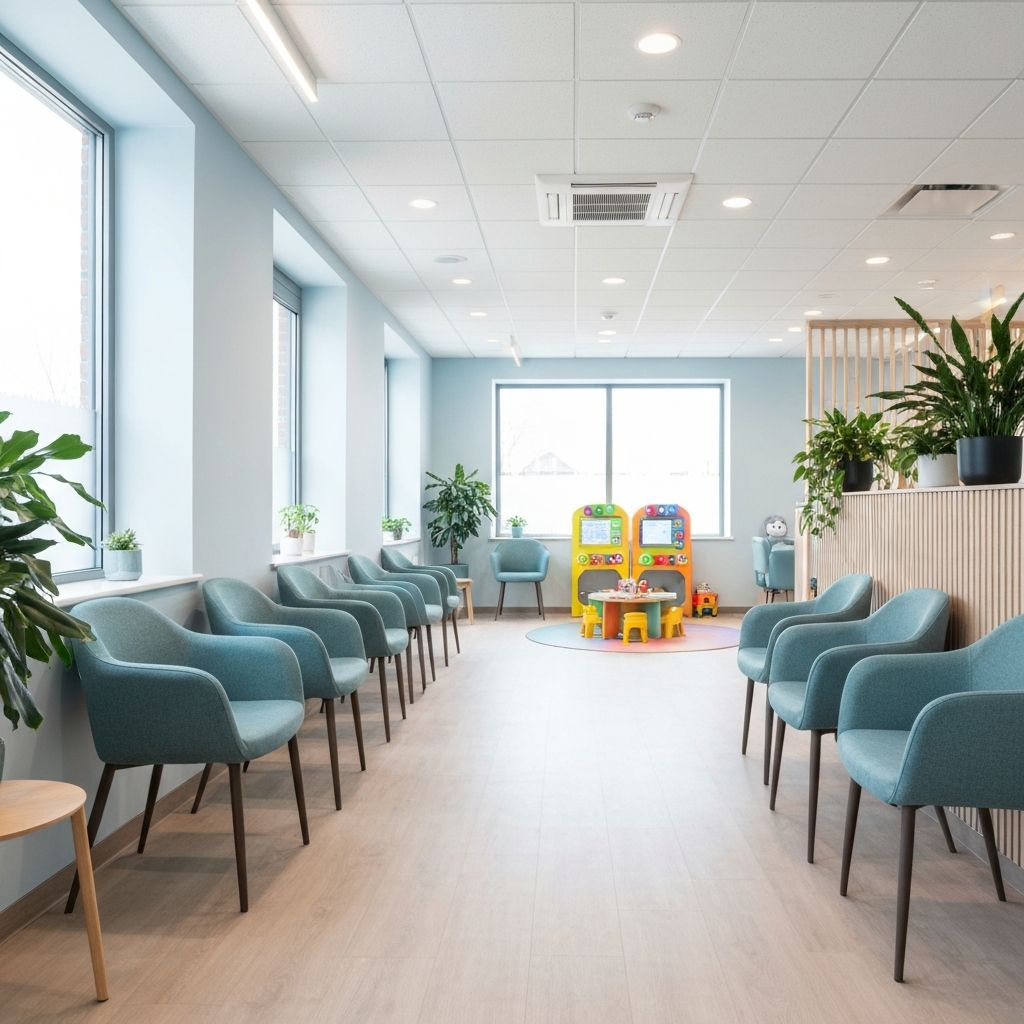 Welcoming waiting room at Best St. Dental, Wagga Wagga – comfortable seating, indoor plants, and natural light